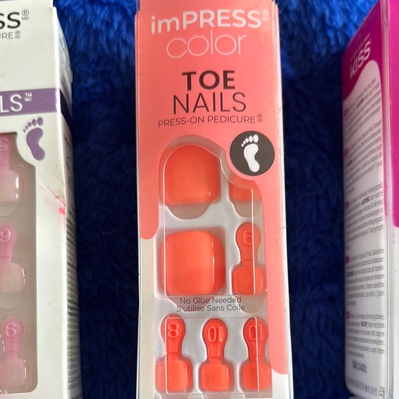 imPRESS Press-On Nails - Pink, Orange, Glitter - Picture 3 of 7